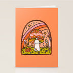 Scorpio Mushroom Stationery Card Gallery Image 2