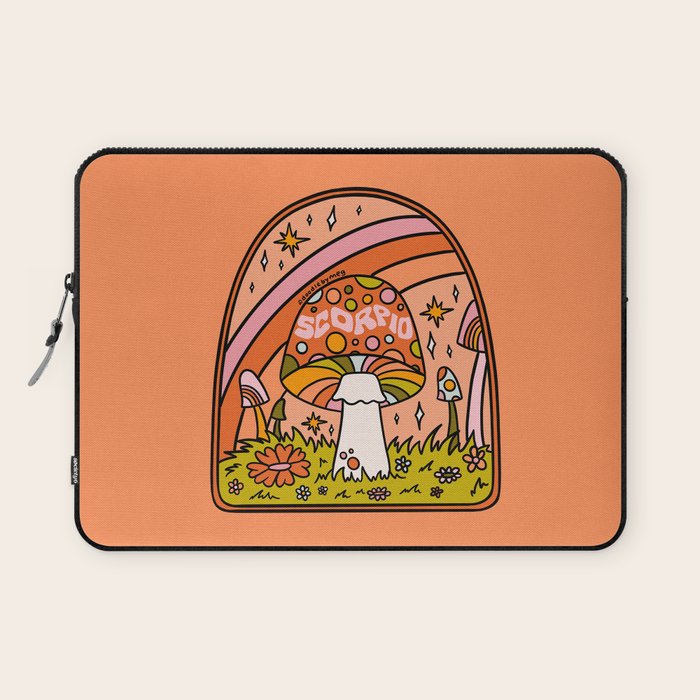 Scorpio Mushroom Laptop Sleeve Gallery Image 1