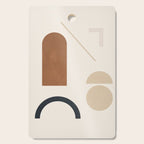 Geometric Modern Art 32 Cutting Board Gallery Image 1