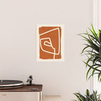 abstract minimal 57 Terracota Poster Gallery Image 2