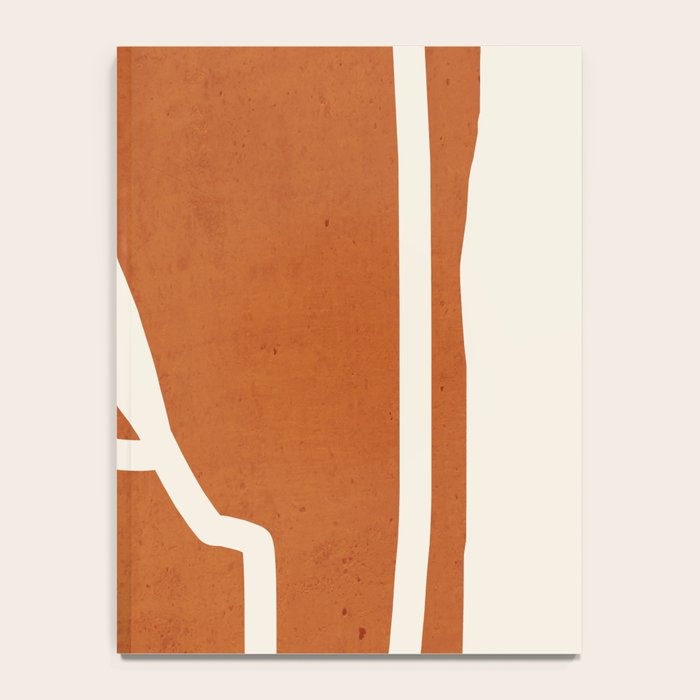 abstract minimal 57 Terracota Notebook Gallery Image 4