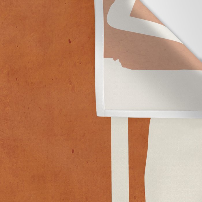 abstract minimal 57 Terracota Wall Tapestry Gallery Image 3