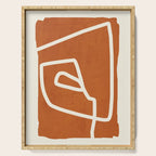 abstract minimal 57 Terracota Serving Tray Gallery Image 1