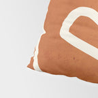 abstract minimal 57 Terracota Pillow Sham Gallery Image 4
