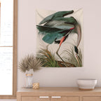 Great Blue Heron Birds of America Audubon Illustration Wall Tapestry Gallery Image 2
