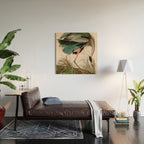 Great Blue Heron Birds of America Audubon Illustration Wood Wall Art Gallery Image 2