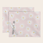 Pink Daisy Pattern Placemat Gallery Image 1