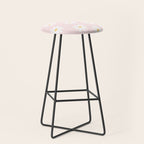 Pink Daisy Pattern Stool Gallery Image 1