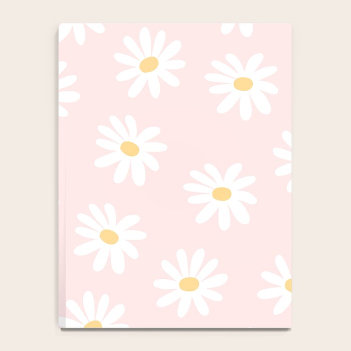 Pink Daisy Pattern Notebook Gallery Image 4