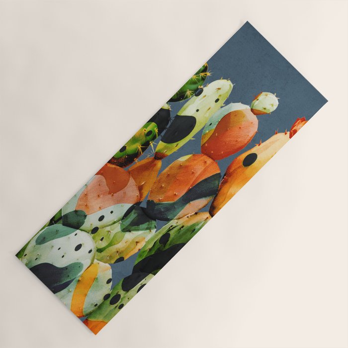 Abstract Modern Cactus 3 Yoga Mat Gallery Image 1