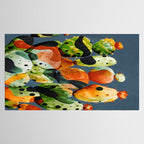 Abstract Modern Cactus 3 Tablecloth Gallery Image 2