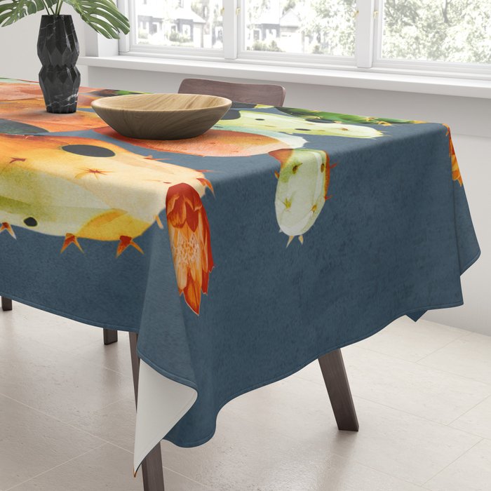 Abstract Modern Cactus 3 Tablecloth Gallery Image 3