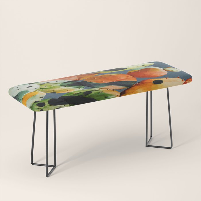 Abstract Modern Cactus 3 Bench Gallery Image 1