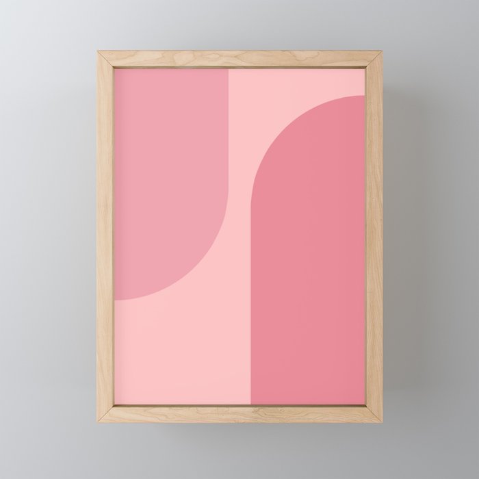 Modern Minimal Arch Abstract V Mini Art Print Gallery Image 1