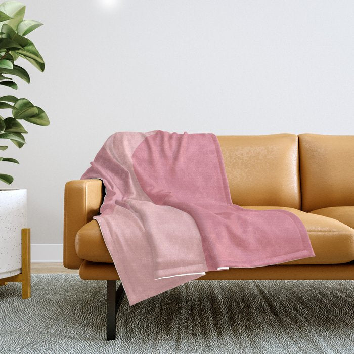 Modern Minimal Arch Abstract V Throw Blanket Gallery Image 1