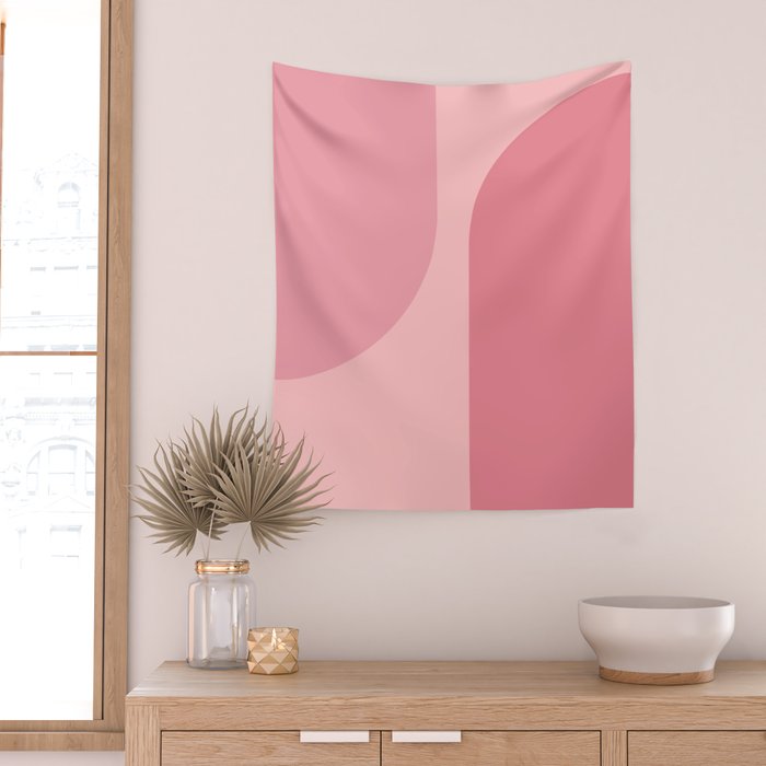 Modern Minimal Arch Abstract V Wall Tapestry Gallery Image 2
