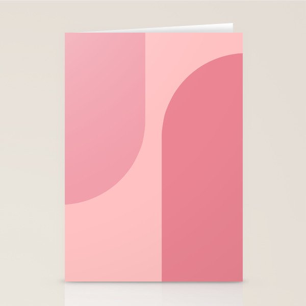 Modern Minimal Arch Abstract V Stationery Card Gallery Image 2