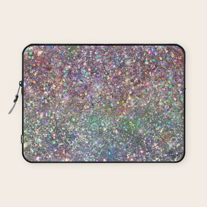 Amazing Rainbow Glitter Design Pattern Laptop Sleeve Gallery Image 1