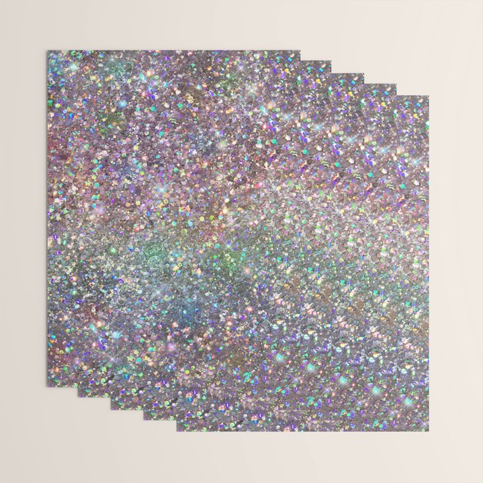 Amazing Rainbow Glitter Design Pattern Wrapping Paper Gallery Image 3