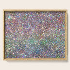 Amazing Rainbow Glitter Design Pattern Serving Tray Gallery Image 1