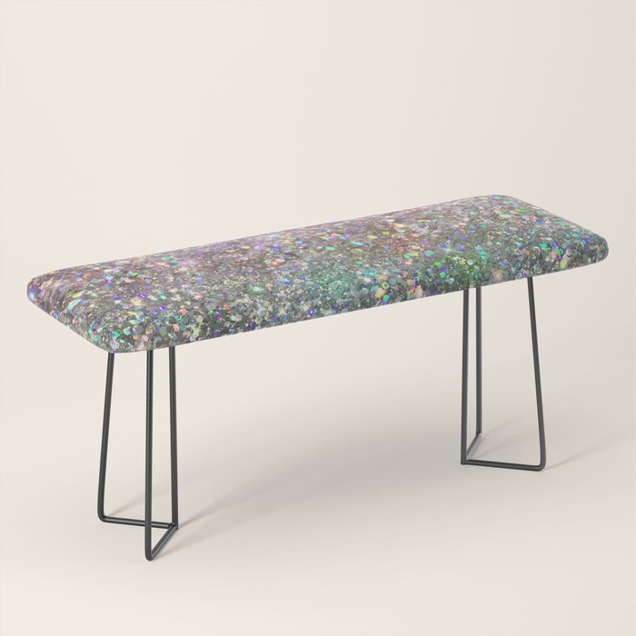 Amazing Rainbow Glitter Design Pattern Bench Gallery Image 1
