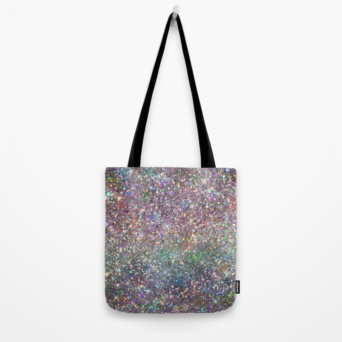 Amazing Rainbow Glitter Design Pattern Tote Bag Gallery Image 2