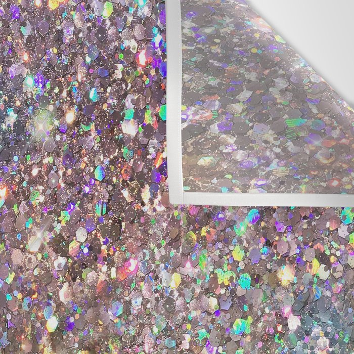 Amazing Rainbow Glitter Design Pattern Wall Tapestry Gallery Image 3