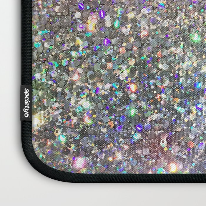 Amazing Rainbow Glitter Design Pattern Laptop Sleeve Gallery Image 3