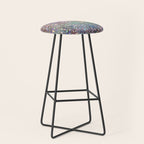 Amazing Rainbow Glitter Design Pattern Stool Gallery Image 1