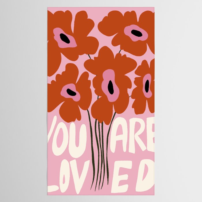 You Are Loved Tablecloth Gallery Image 2