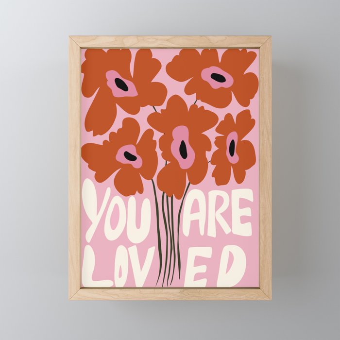 You Are Loved Mini Art Print Gallery Image 1