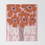 You Are Loved Throw Blanket Gallery Image 2