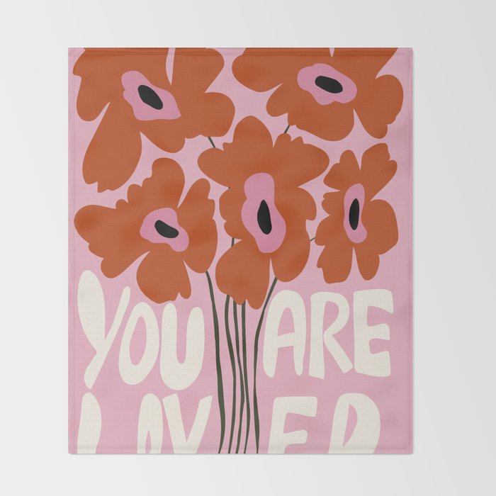 You Are Loved Throw Blanket Gallery Image 2
