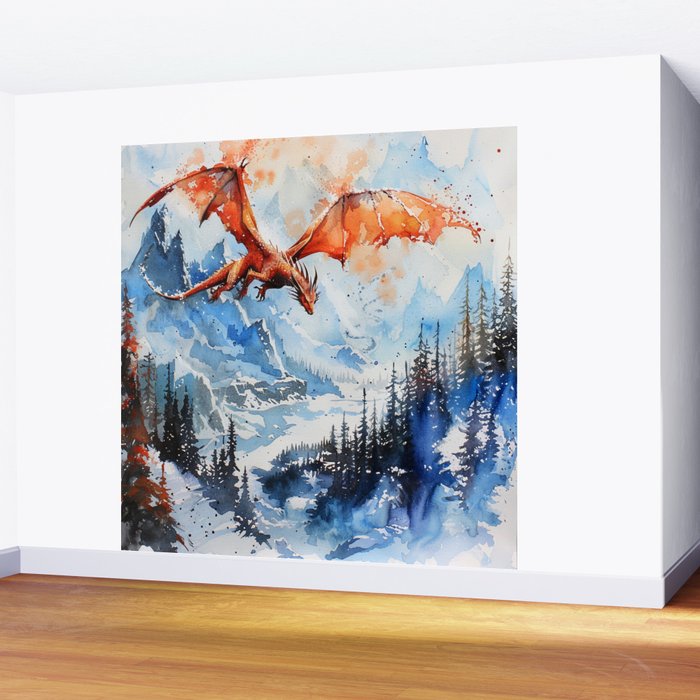 Magical Dragon 8 Wall Mural Gallery Image 2