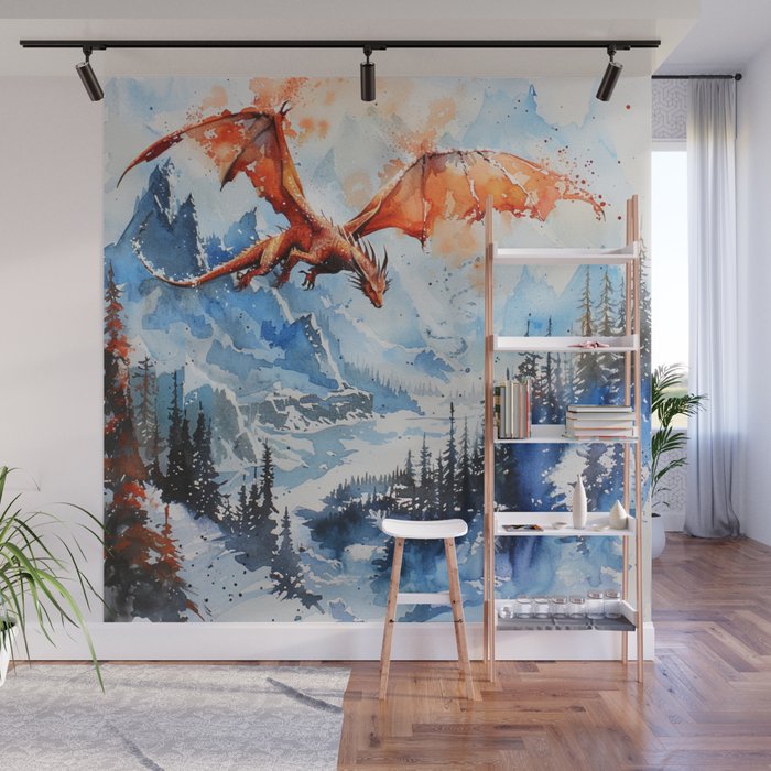 Magical Dragon 8 Wall Mural Gallery Image 1