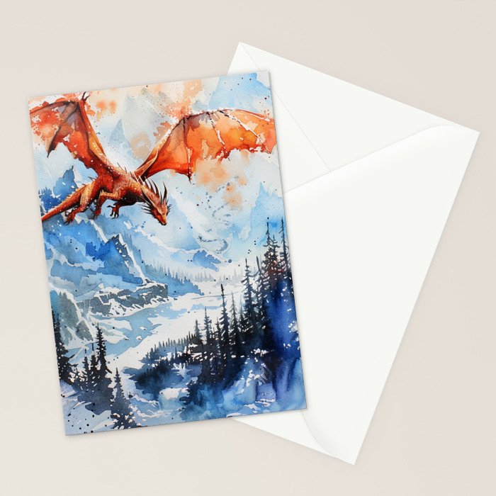 Magical Dragon 8 Stationery Card Gallery Image 2