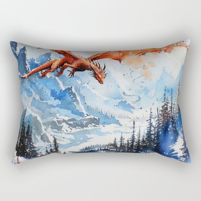 Magical Dragon 8 Rectangular Pillow Gallery Image 2