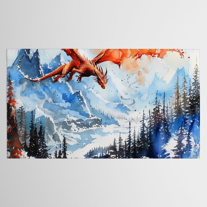 Magical Dragon 8 Tablecloth Gallery Image 2