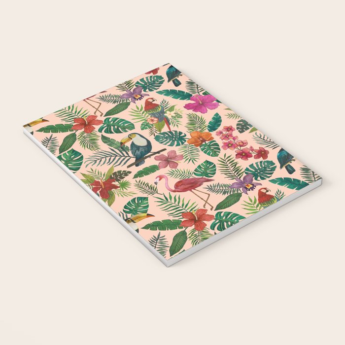Tropical Bird Pattern Notebook Gallery Image 3