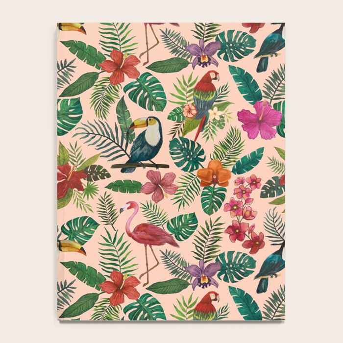 Tropical Bird Pattern Notebook Gallery Image 4