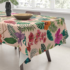 Tropical Bird Pattern Tablecloth Gallery Image 3