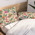 Tropical Bird Pattern Pillow Sham Gallery Image 2