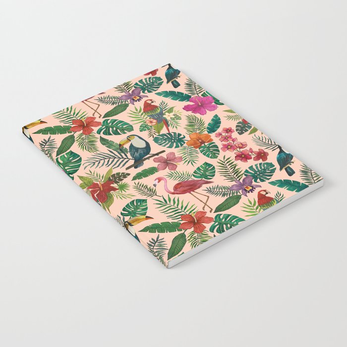 Tropical Bird Pattern Notebook Gallery Image 2