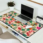 Tropical Bird Pattern Desk Mat Gallery Image 2