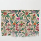 Tropical Bird Pattern Wall Hanging Gallery Image 1