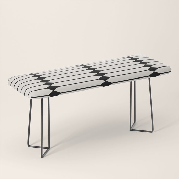 Minimal Geometric Pattern - Black Bench Gallery Image 1