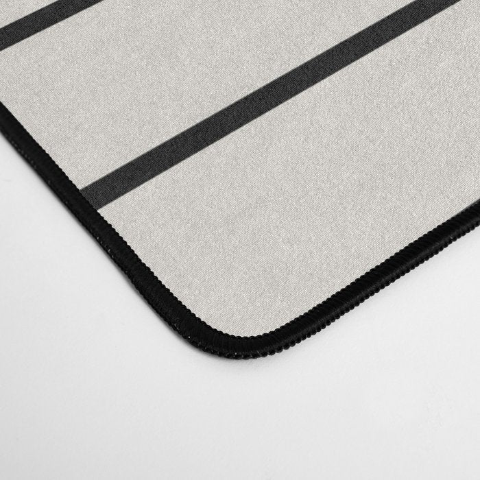 Minimal Geometric Pattern - Black Desk Mat Gallery Image 4
