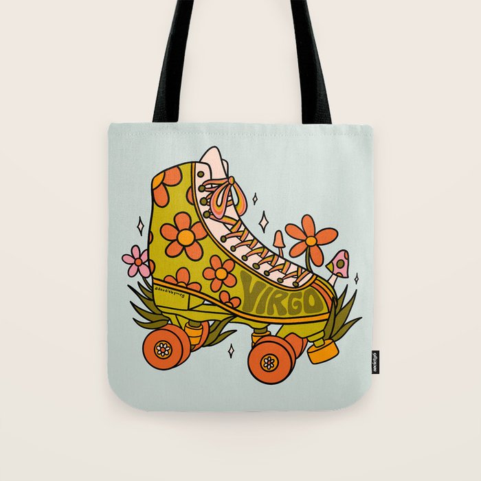 Virgo Roller Skate Tote Bag Gallery Image 1