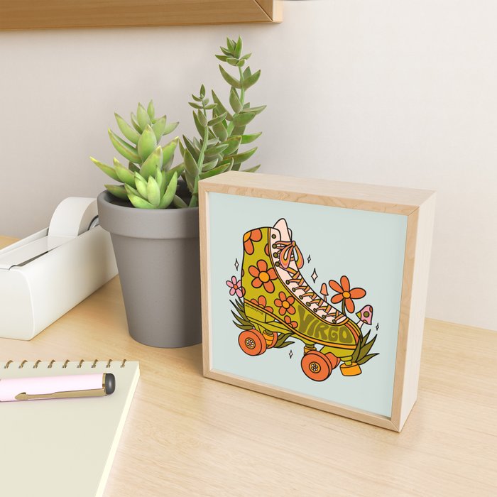 Virgo Roller Skate Mini Art Print Gallery Image 2