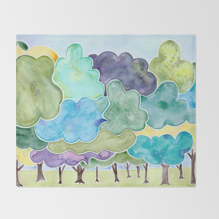 Cool Treeze Throw Blanket Gallery Image 2